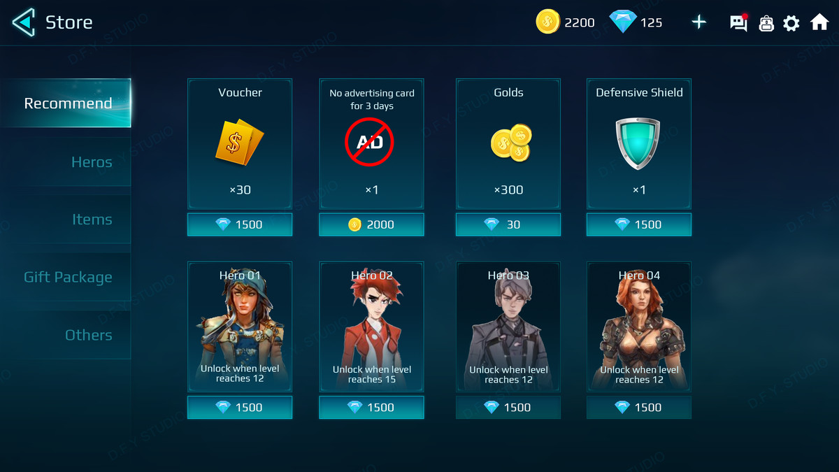Sci-Fi Cyber UI Pro_Cyan Theme