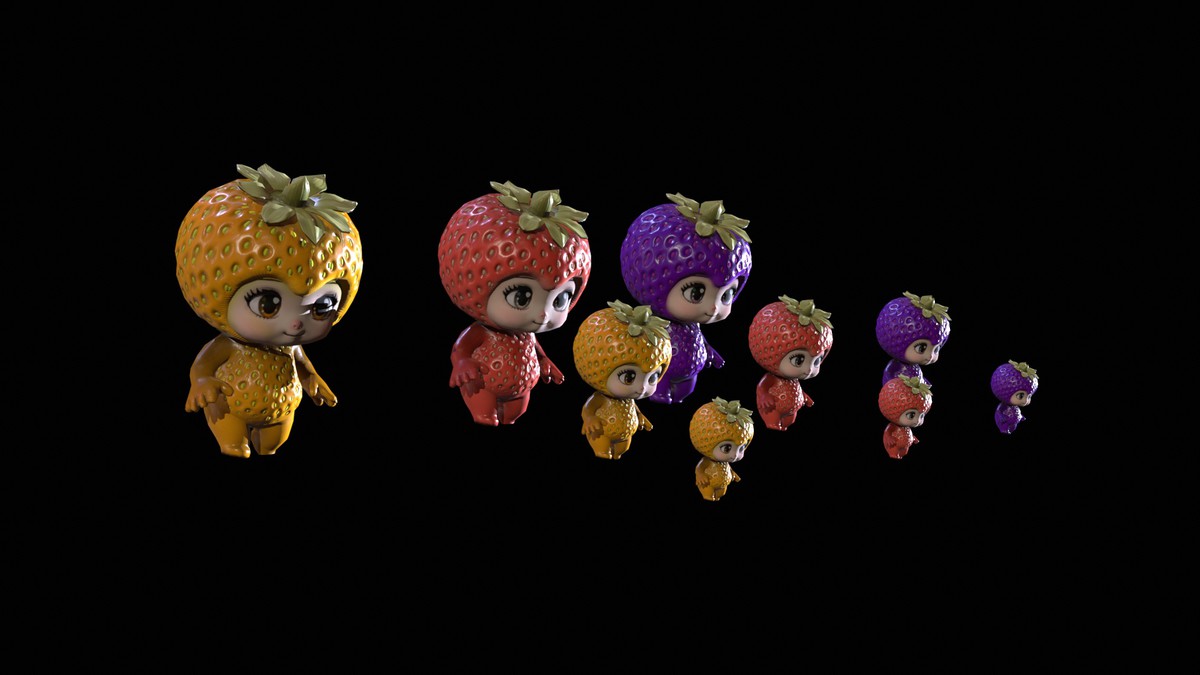 Chibi Fruit Strawberry