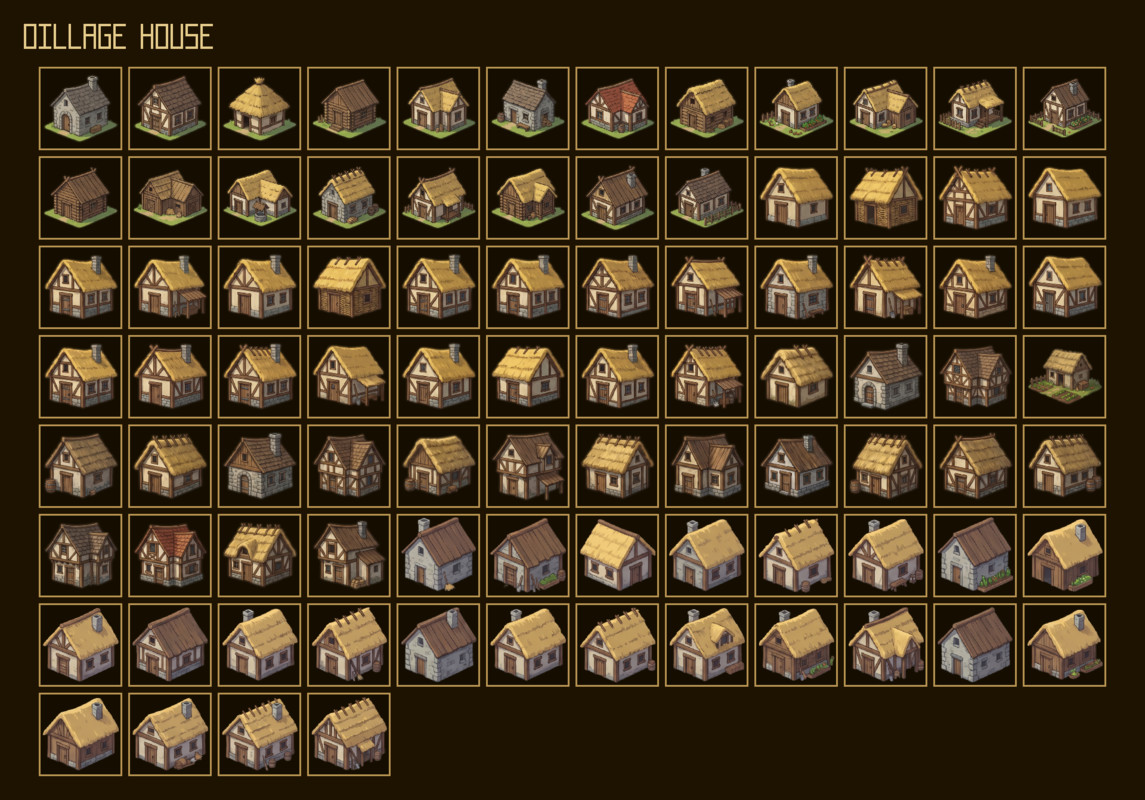 1230 Building Icons – Mega RPG Building Pack