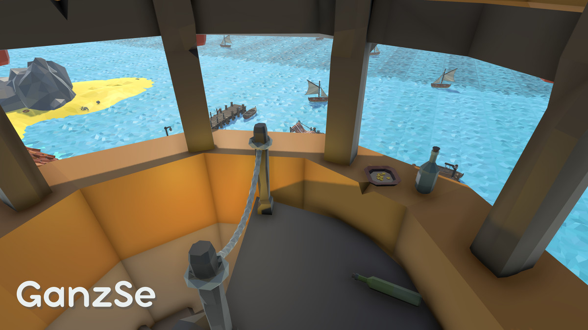 GanzSe Fishing Harbor - Stylized Low Poly Environment