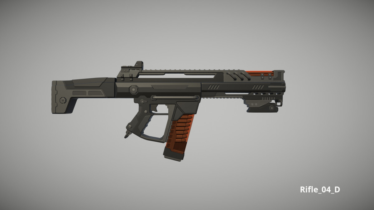 Cyberpunk Armory - Low Poly