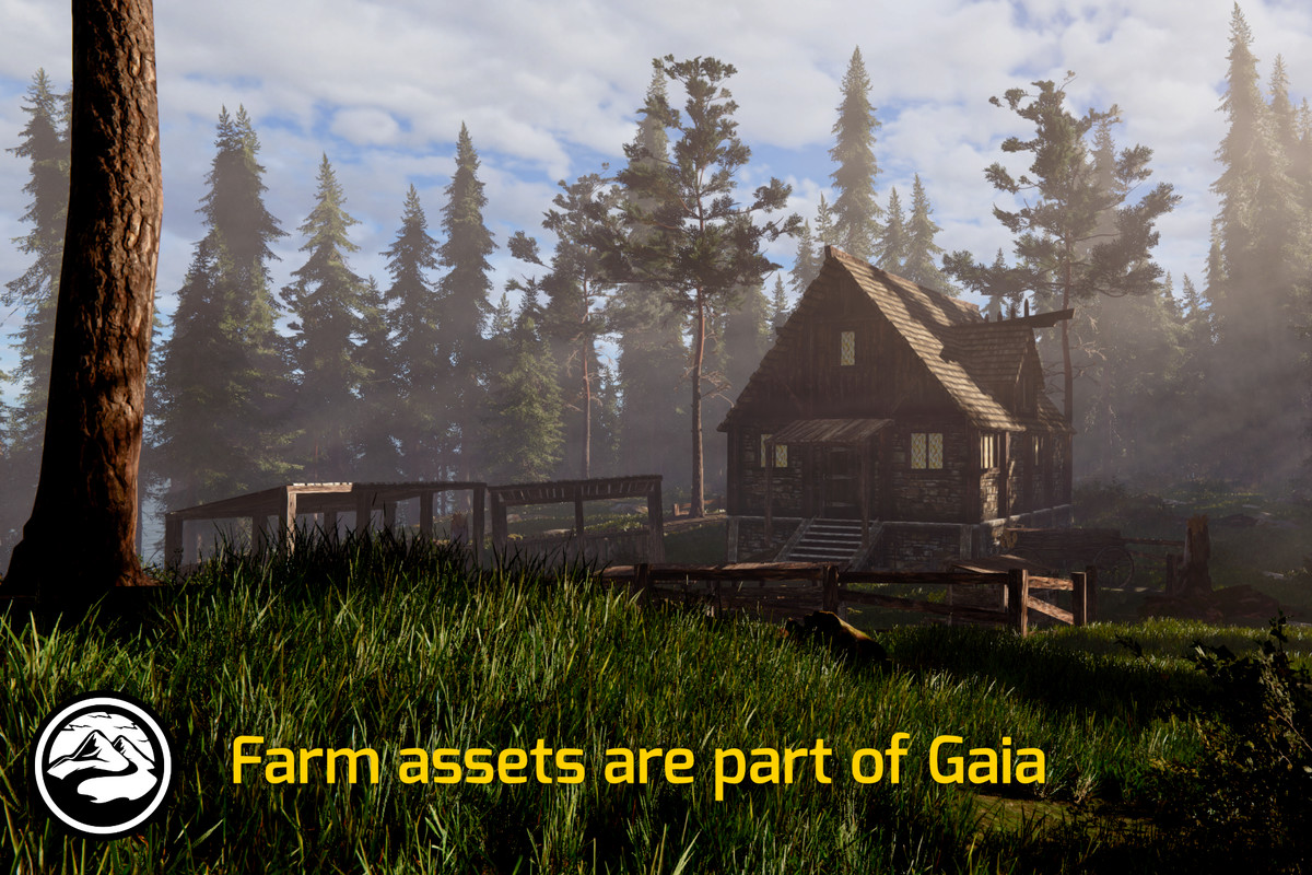 Gaia Pro VS - Terrain, Trees, Grass & Water for Unity 6