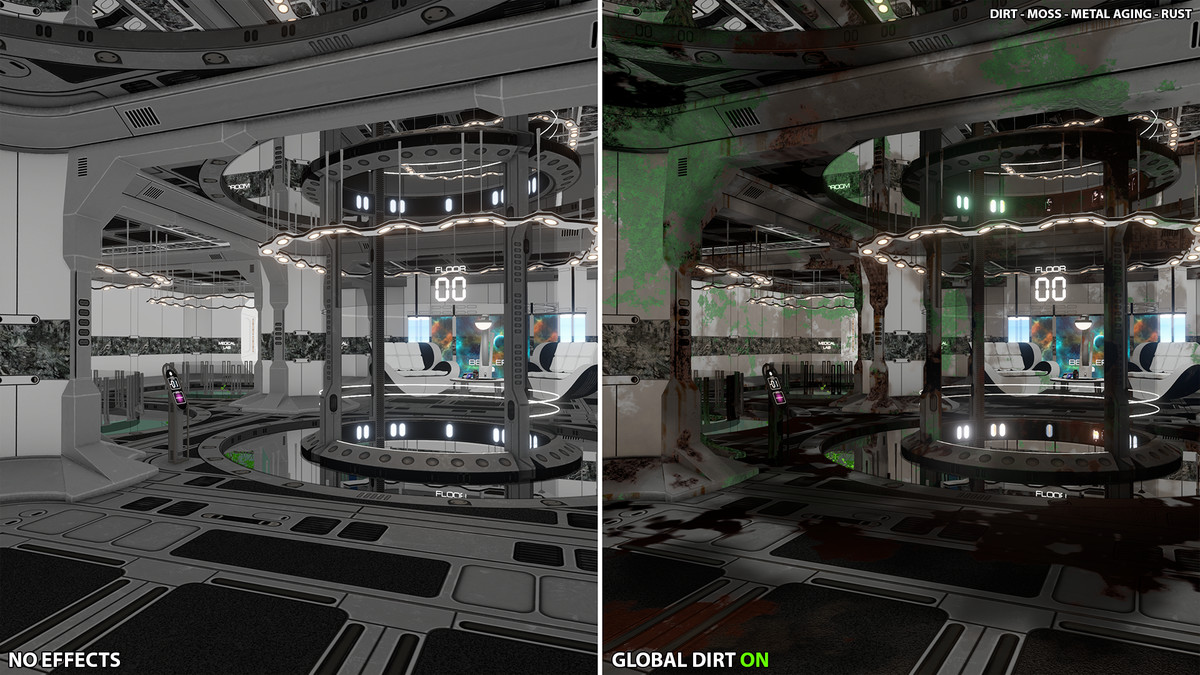 Global Dirt - Scene Weathering & Aging Effect