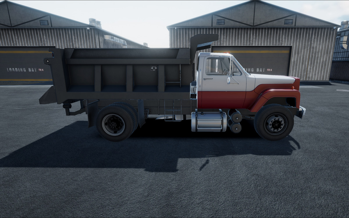 80s generic dump truck