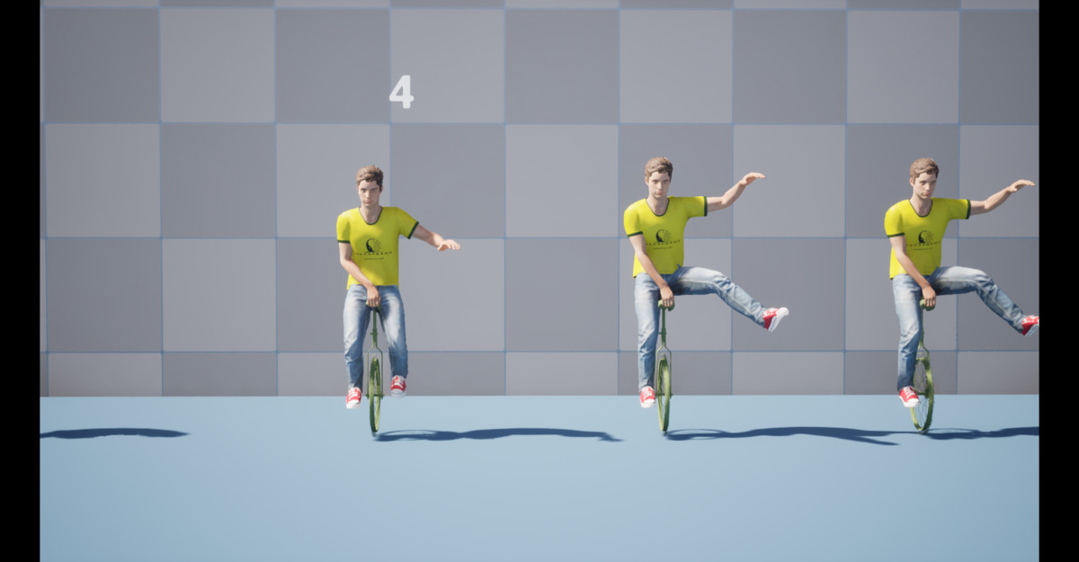 Unicycle Animation