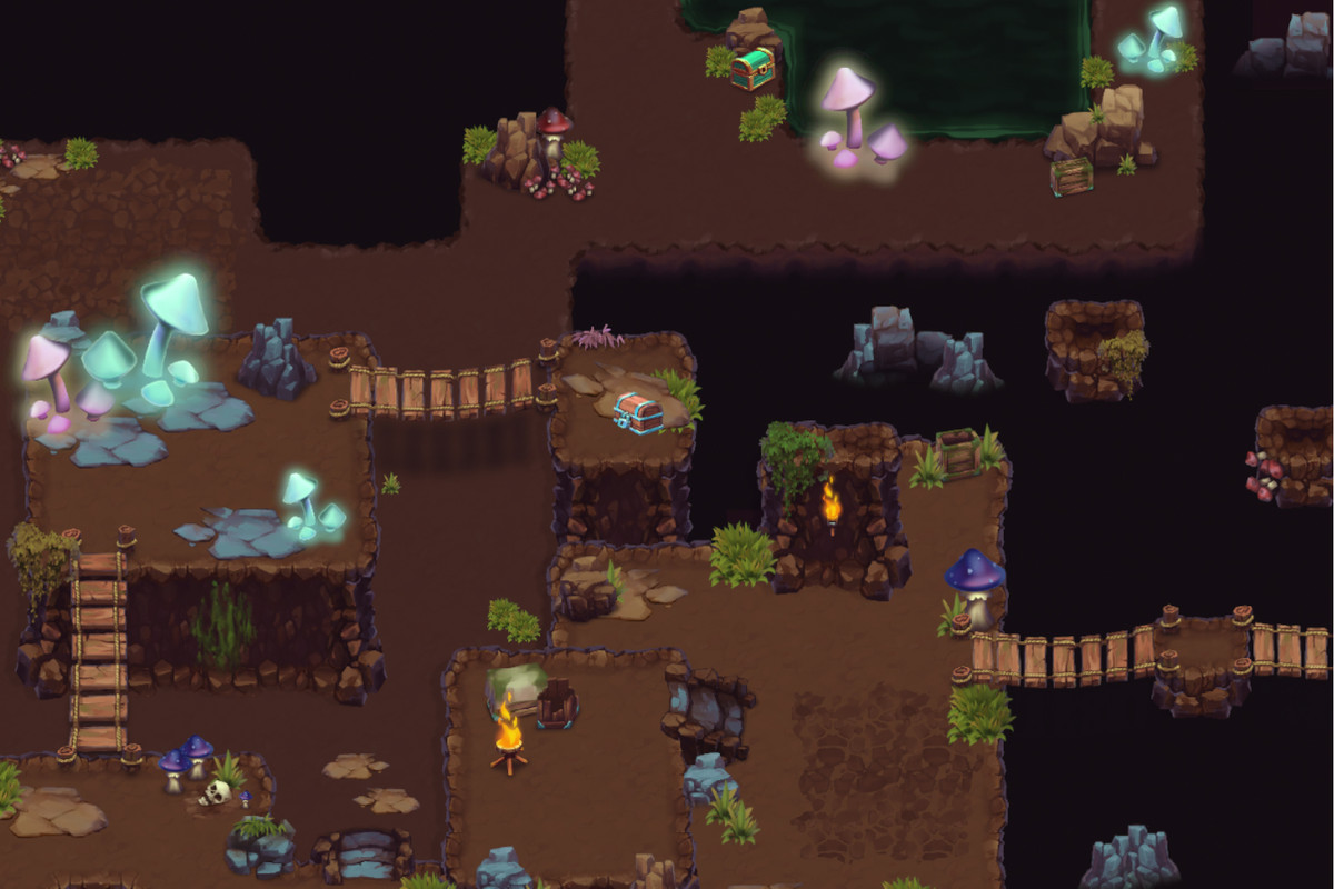 Cave Abyss Top-Down Tileset