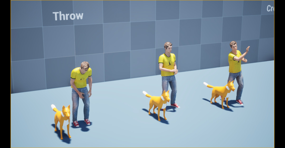 Dog Command Animation