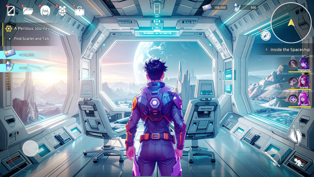 Sci-Fi Turn-Based UI