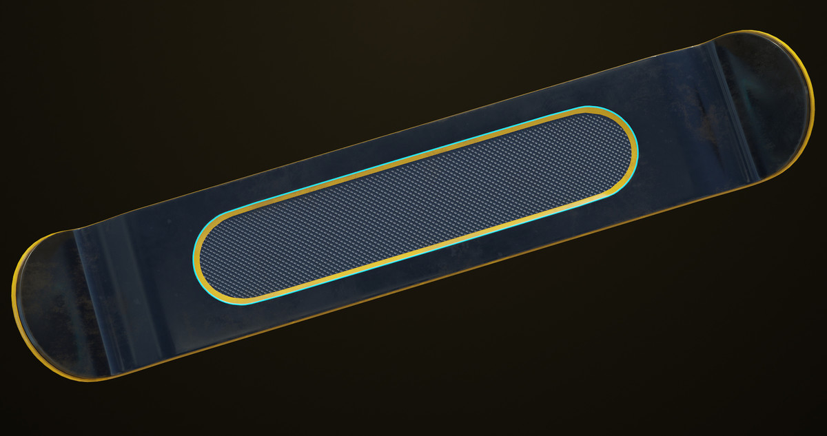 Sci-Fi Hoverboard 5 URP HDRP Textures