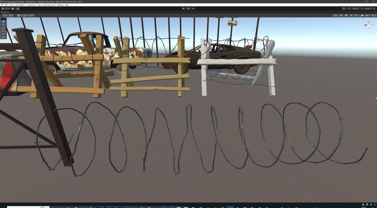 Post-Apocalyptic Survival Urban City Props and Road Signs Pack - 135 3d Models