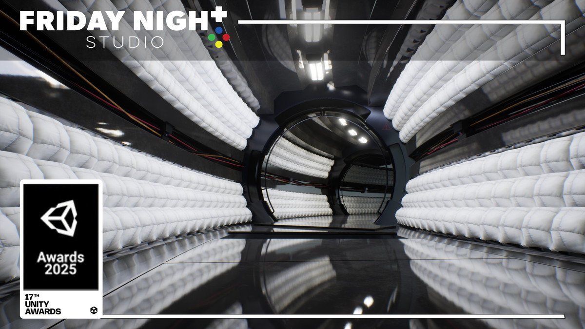 Futuristic Spaceship Curved Corridors – Modular Sci-Fi Environment
