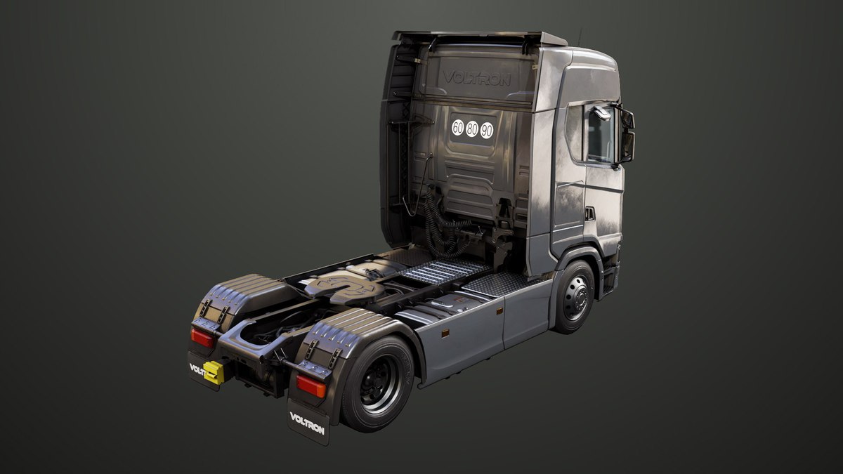 Heavy Truck Chassis 06 Interior URP HDRP Textures