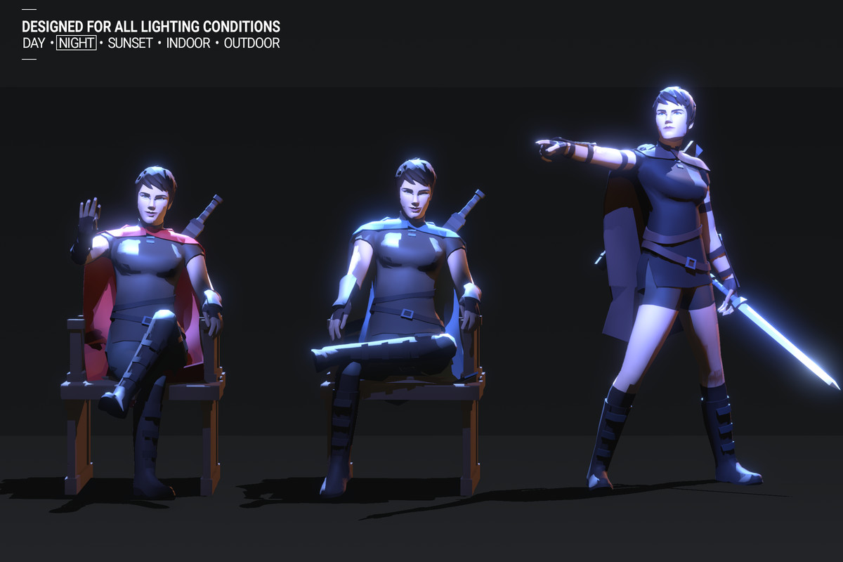 Polyquest Heroes: Warrior I Huntress