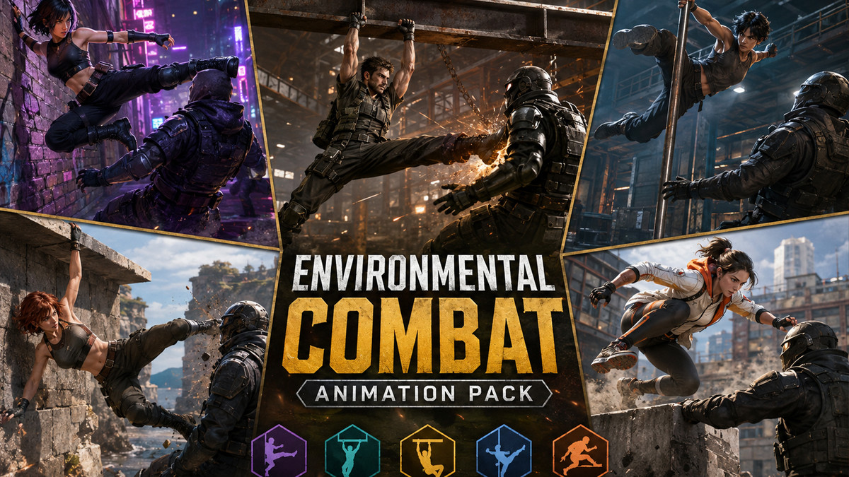 Environmental Combat Animation Pack