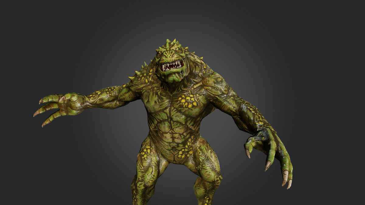 Swamp monster creature