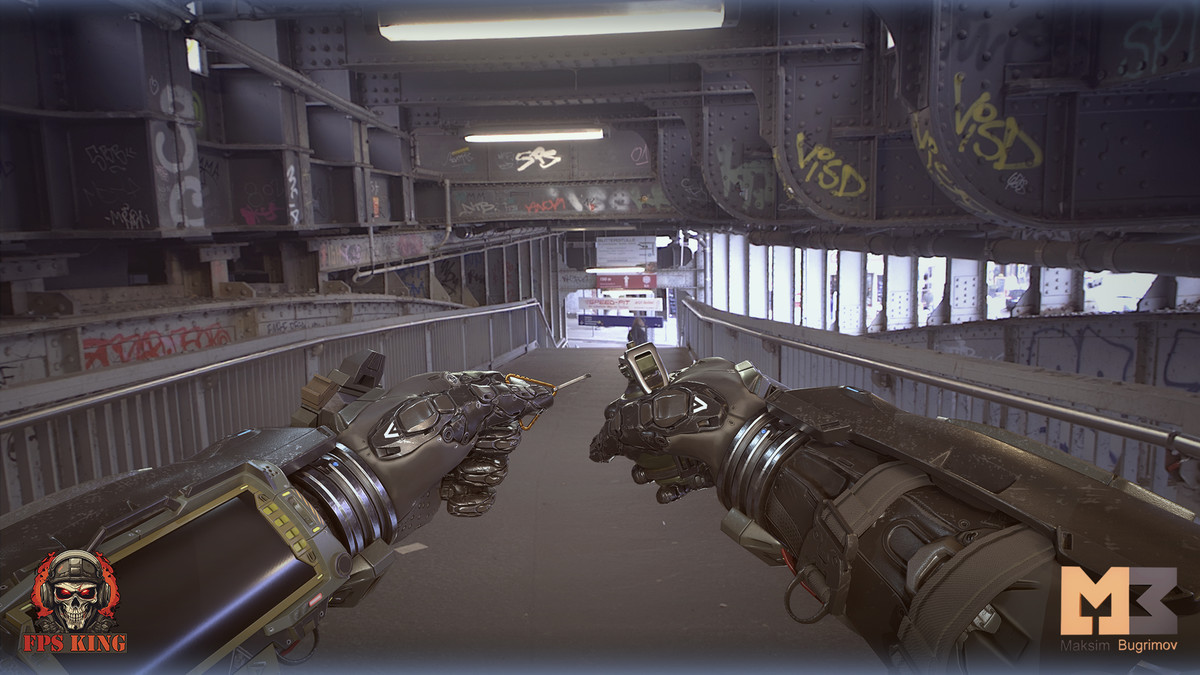 Sci_Fi Hands With Grenade (Animations)