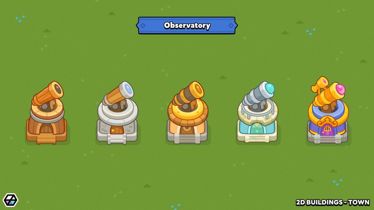 2D Buildings - Town