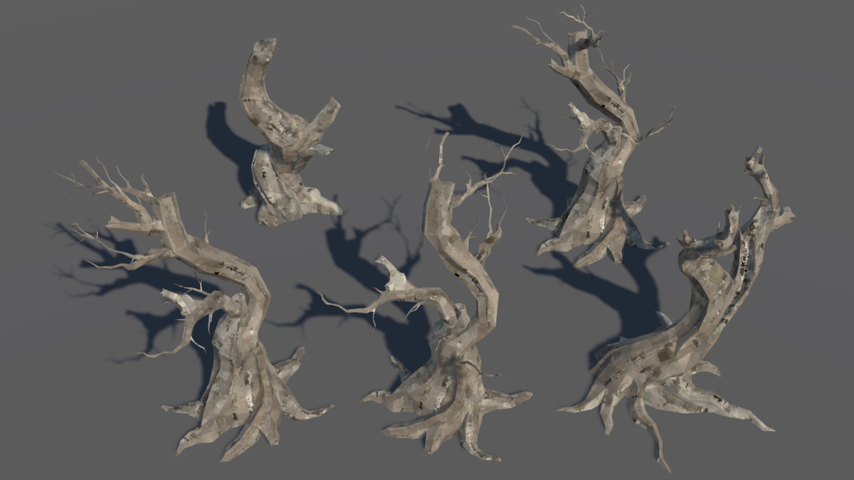 LowPoly Nature DeadTree