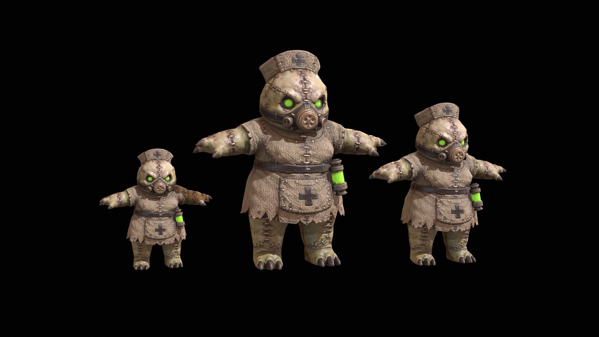 Chibi Necro Zombie Nurse