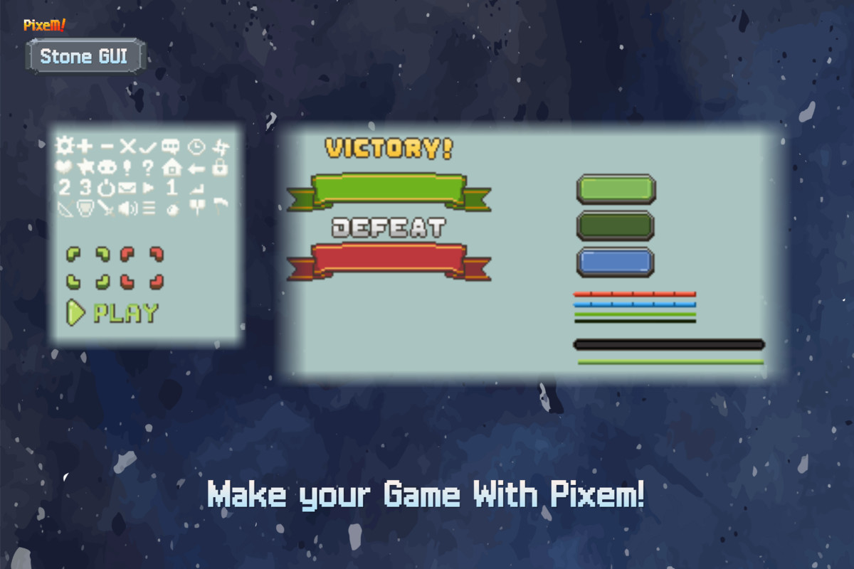 Pixem - Stone GUI (Pixel)