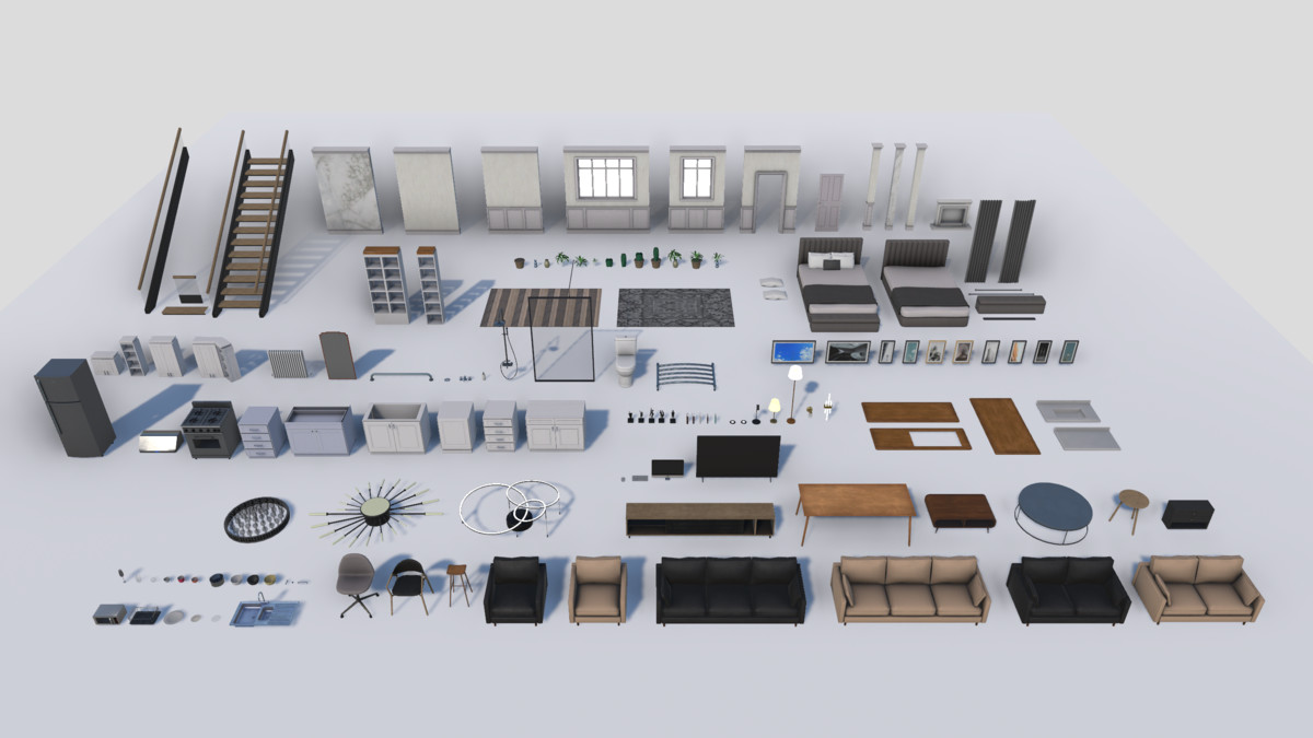 Modern Full House Interior (Modular)