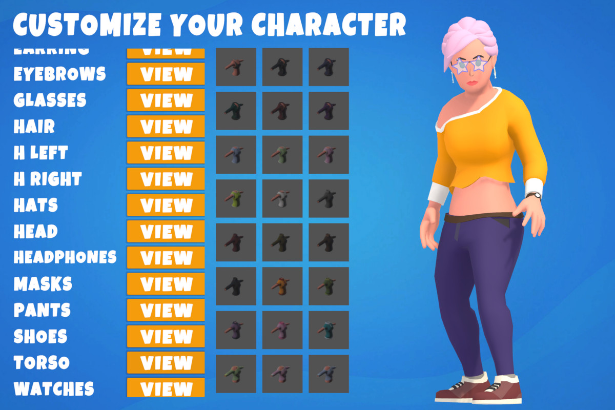 Customizable 3D City Characters Bundle