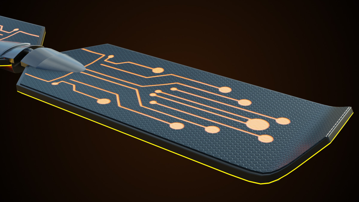 Sci-Fi Hoverboard 4 URP HDRP Textures