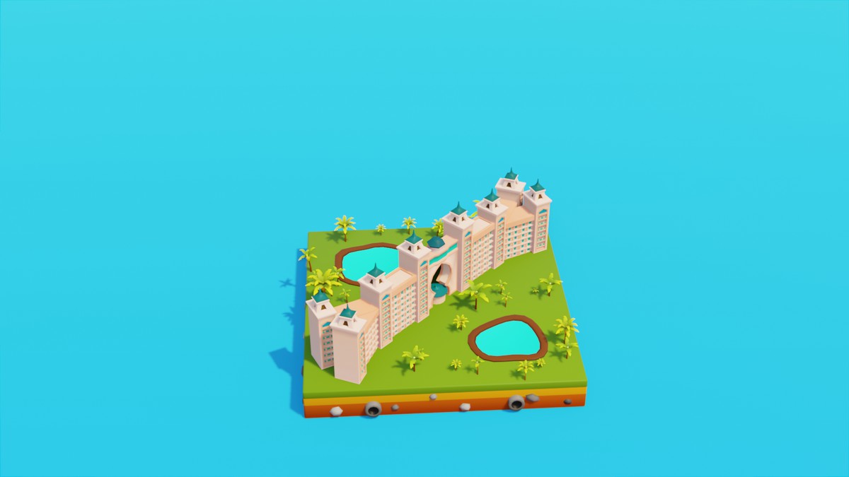 Low Poly LandMarks by IGS