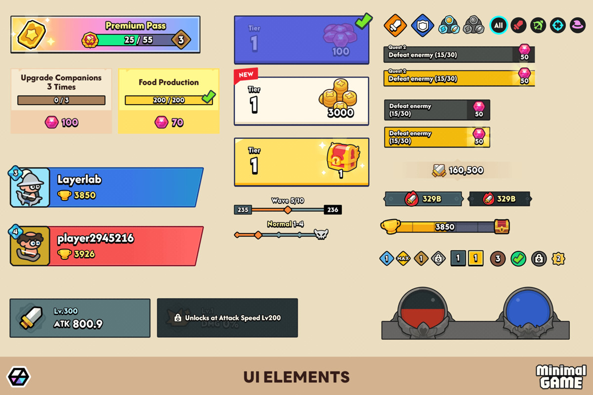 GUI Pro - Minimal Game Light