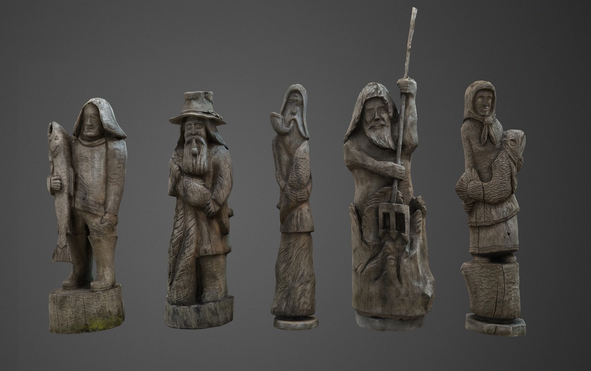 Wooden props volume one photogrammetry