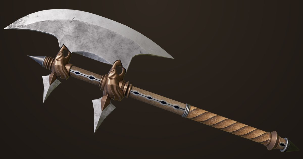 6 Battle Axes Collection 01 URP HDRP Textures