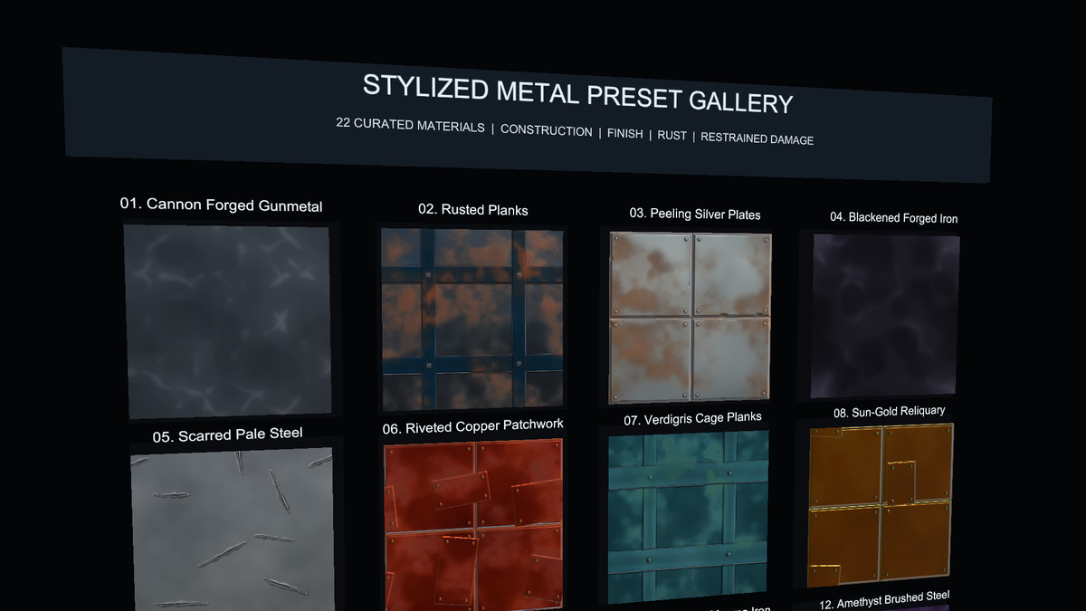 Ultimate Stylized Texture Generator Bundle | Wood, Metal & Bark