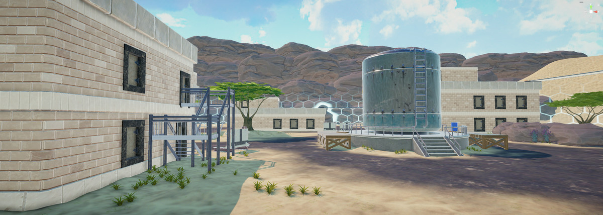 CQC Desertic Environment - Modular Toon Pack