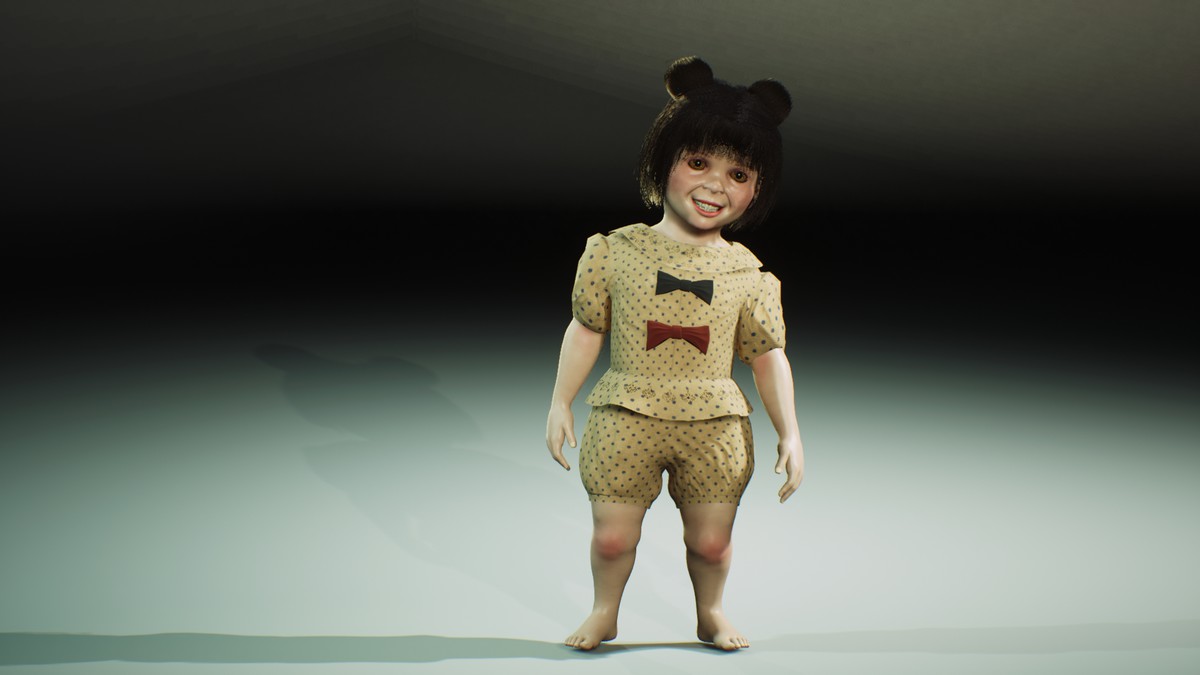 Scary doll