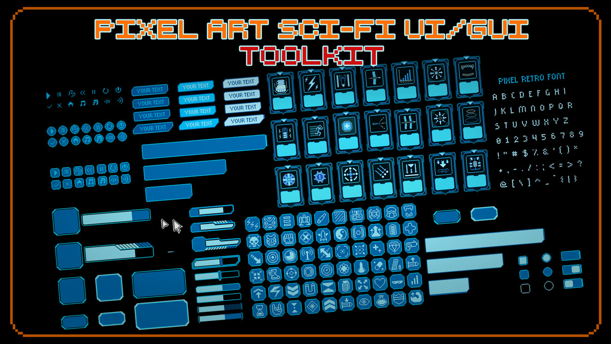 2D Pixel Art Sci-Fi Bundle