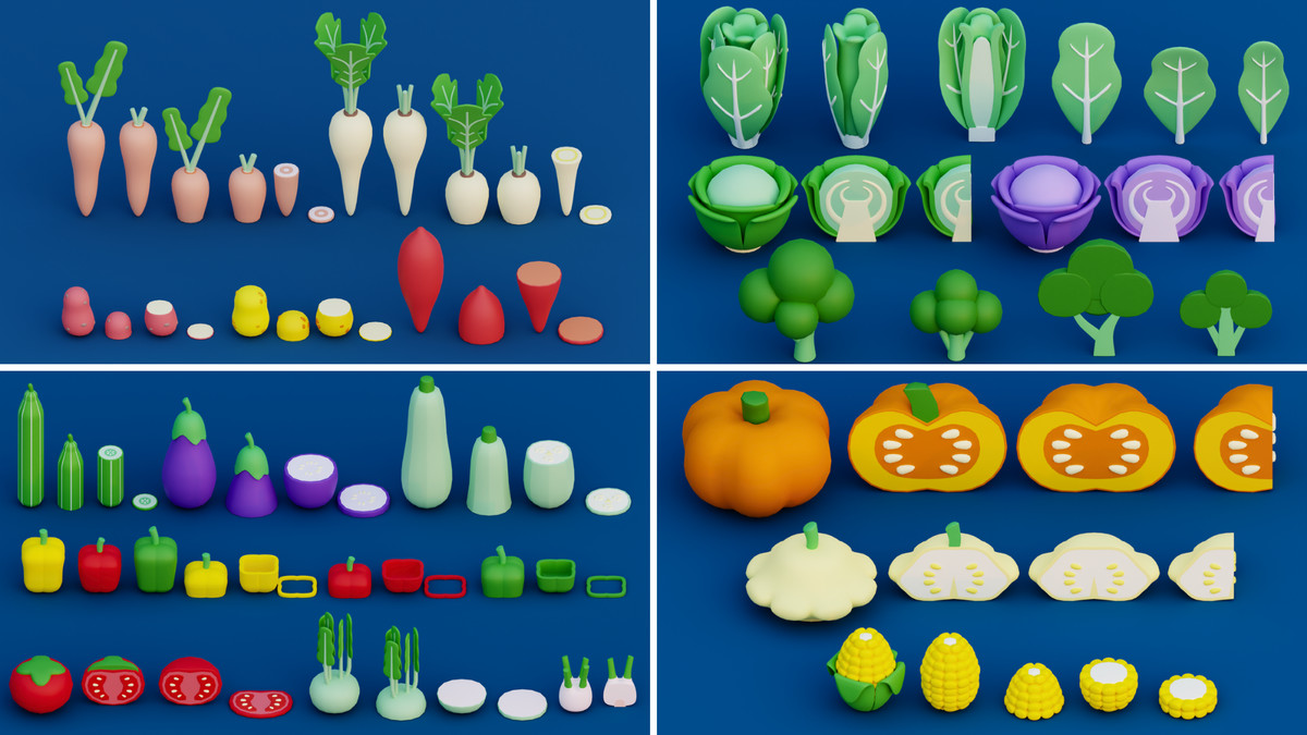 Cartoon Food Mega Pack