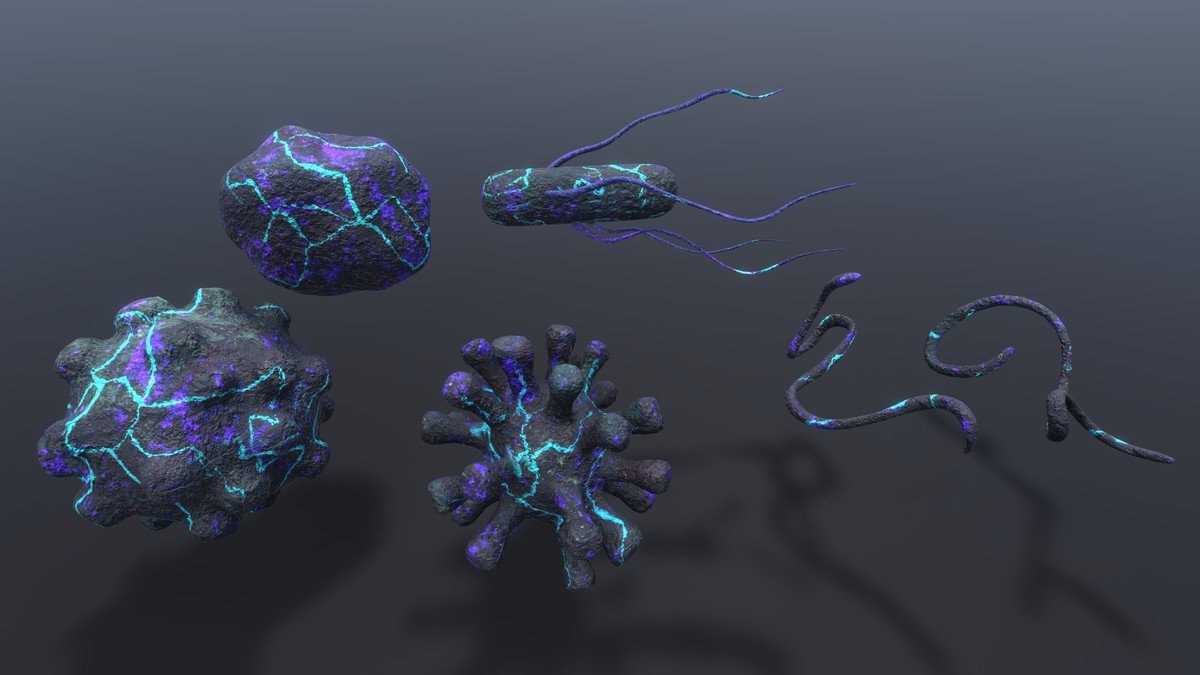 Freezable Virus Pack (Animated 3D)