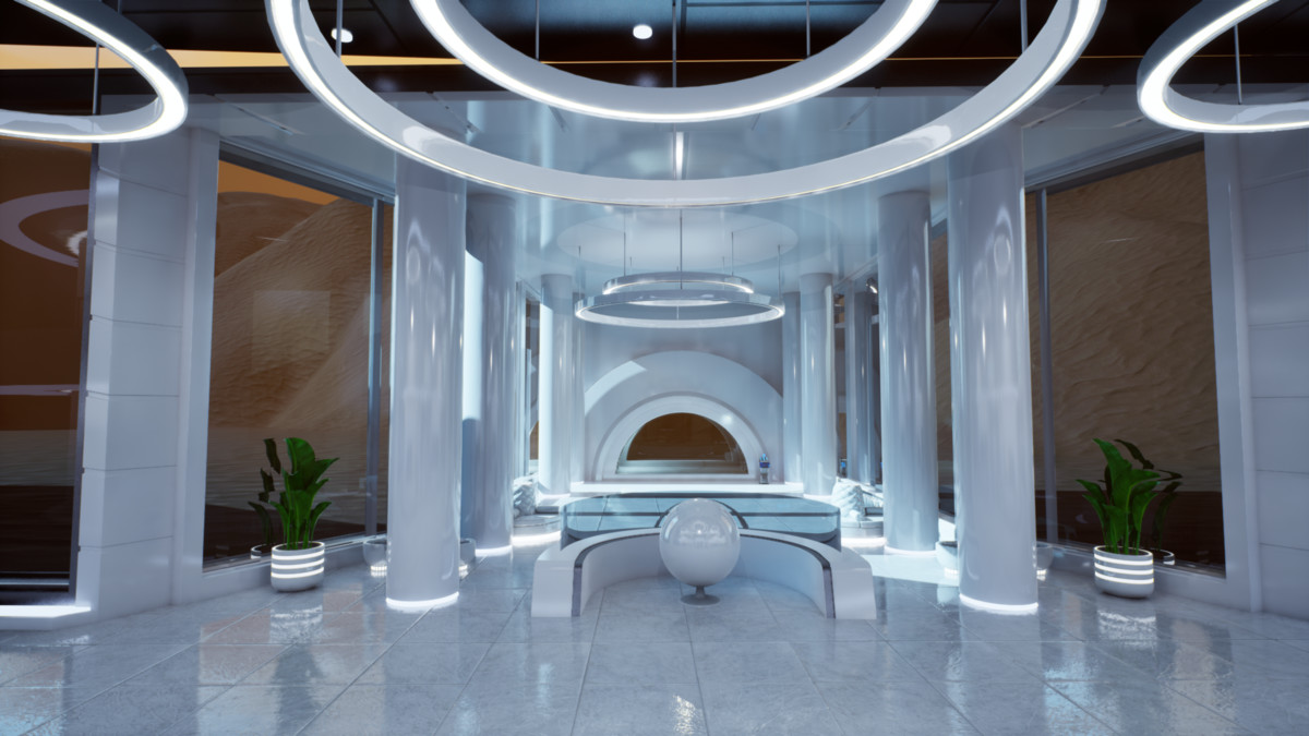 Futuristic Environment Kit Vol.3 – Sci-Fi Armory Facility