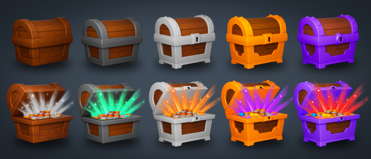 2D Toon Game Icons Pack