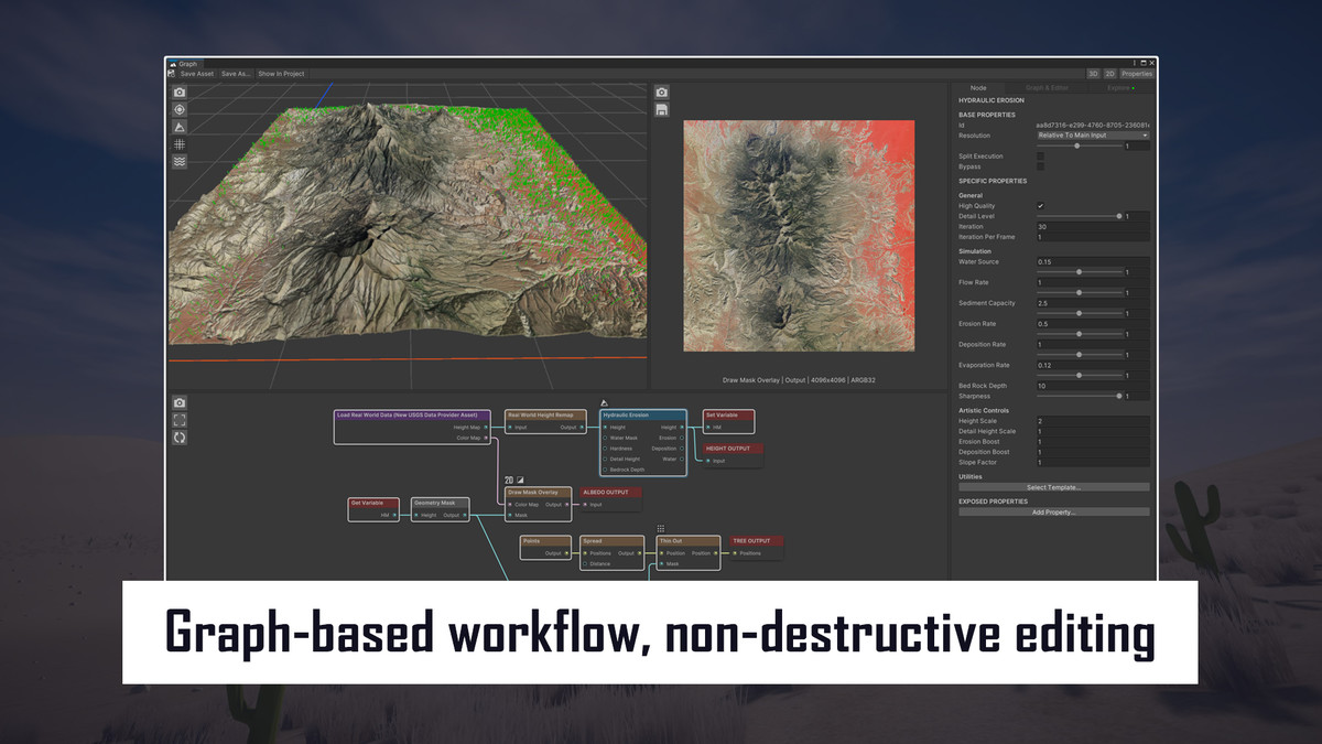 Vista Pro - Procedural Terrain Editor, Multi-Layer Biomes