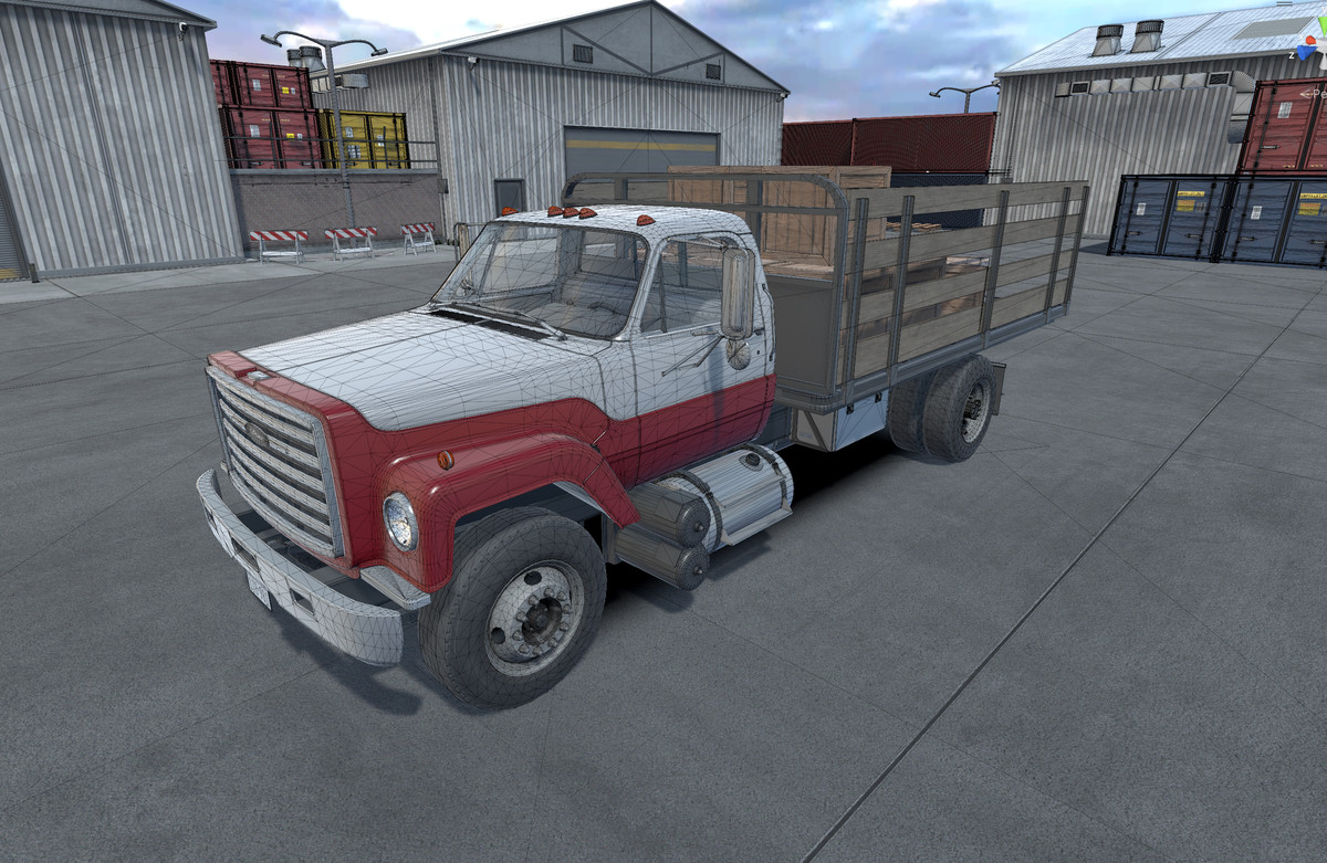 80s Stakebed truck