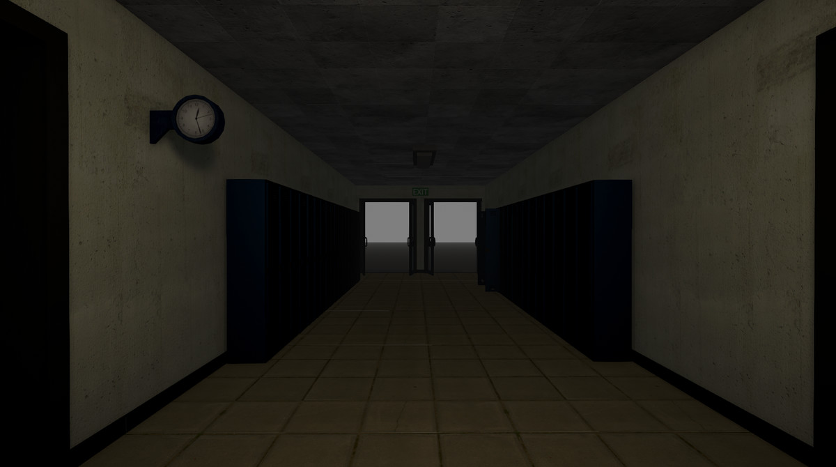 Modular Abandoned School Pack + Animated Monster Character