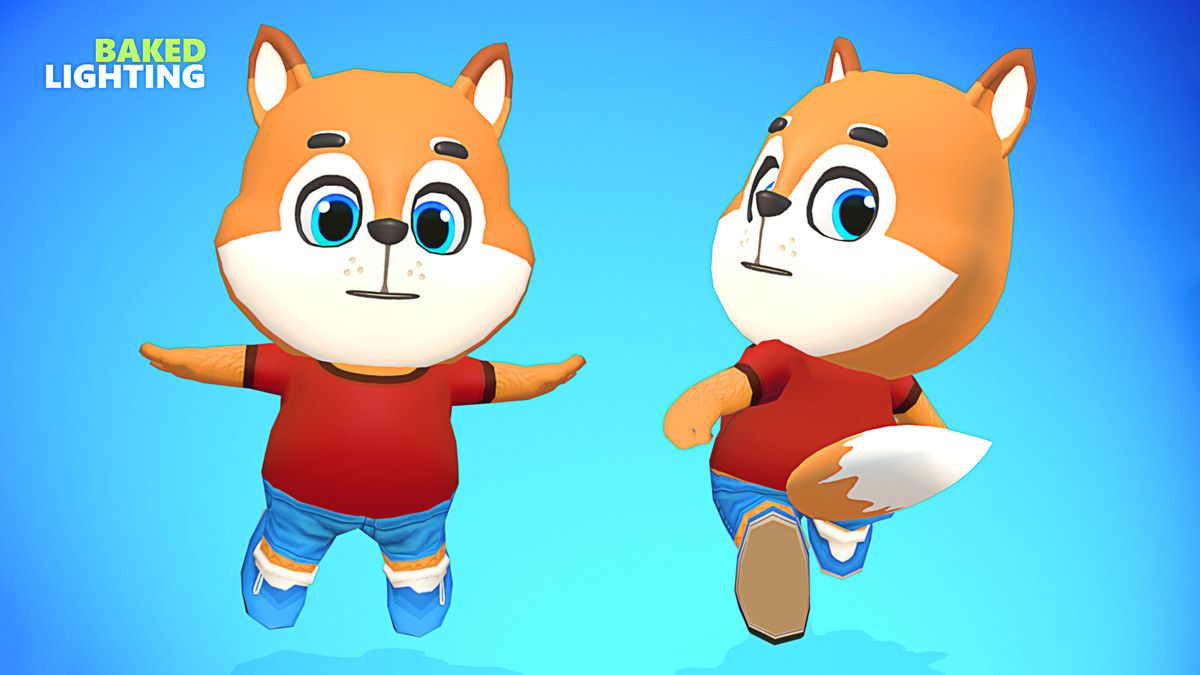 Fox Dog Animated