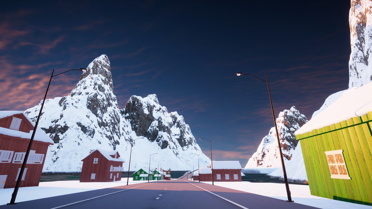 Snow-covered Island
