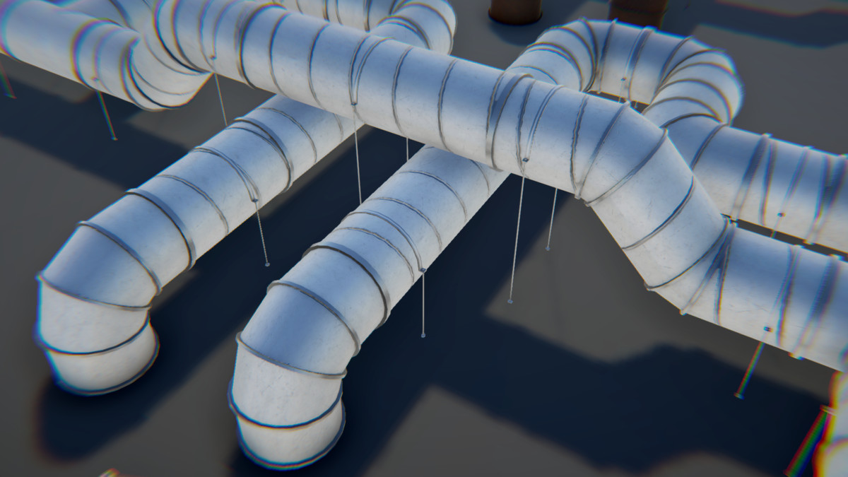 Modular Industrial Air Duct System