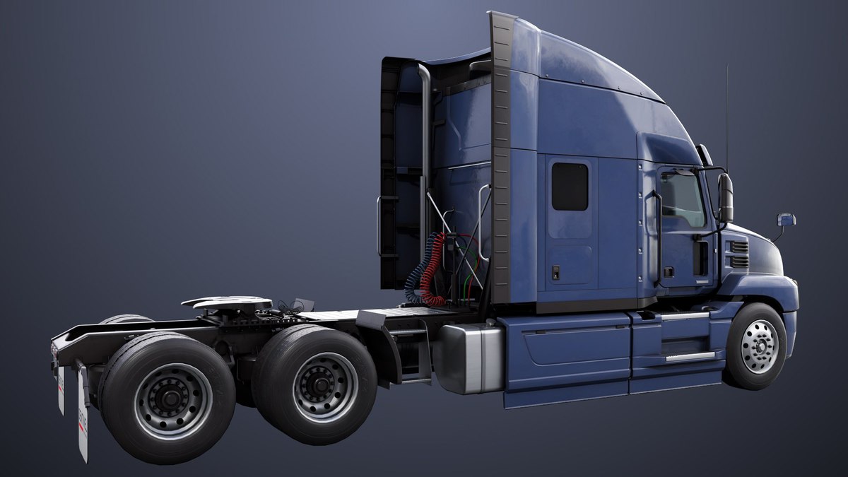 Heavy Truck Blue Chassis 05 URP HDRP Textures