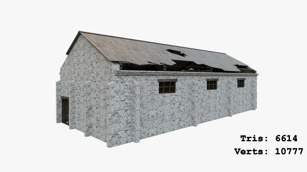 Abandoned Apocalyptic Buildings Mega Pack