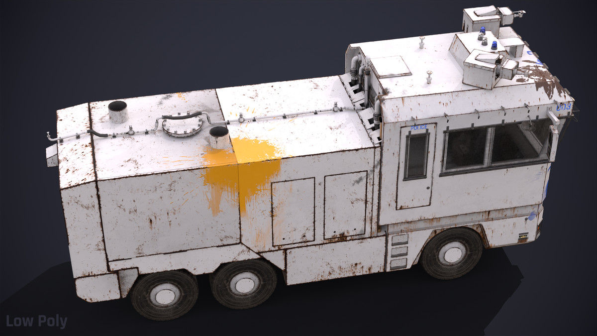 Police Car Water Cannon