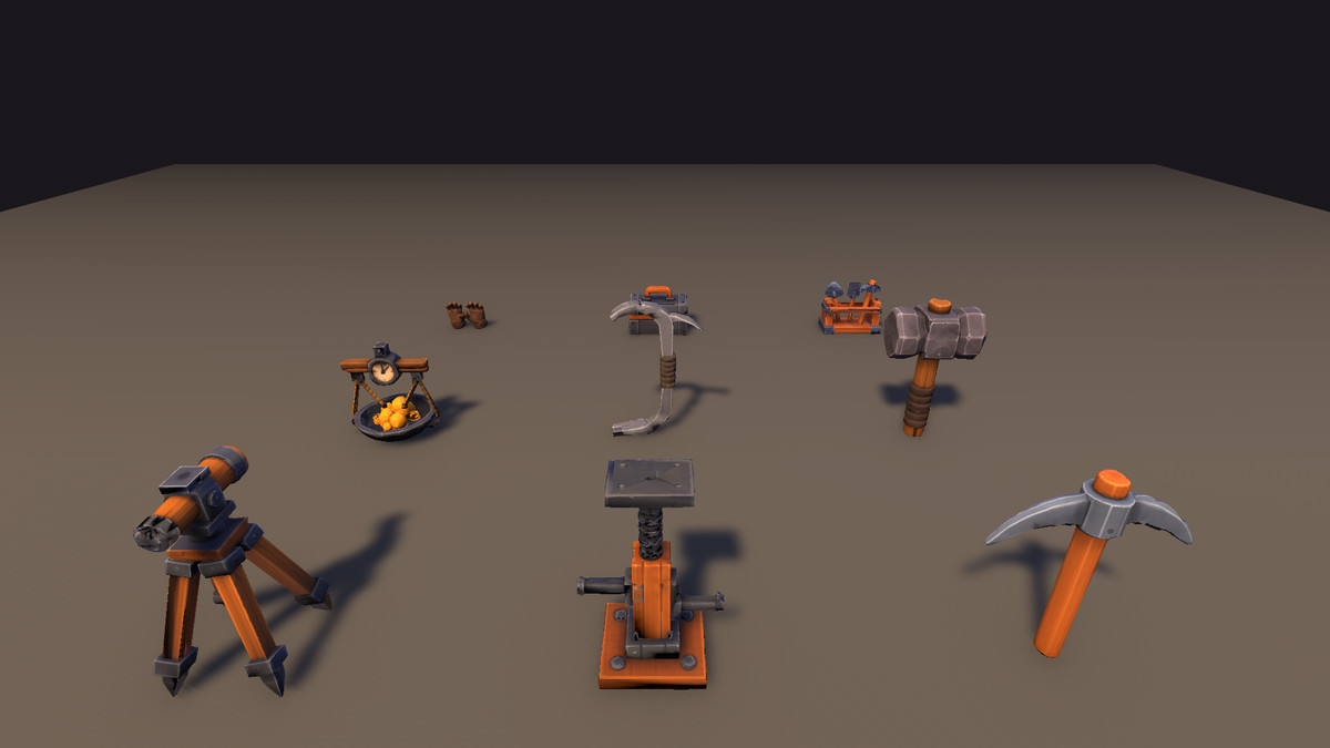 Low Poly Mine Props Pack - 100+ Mining Assets