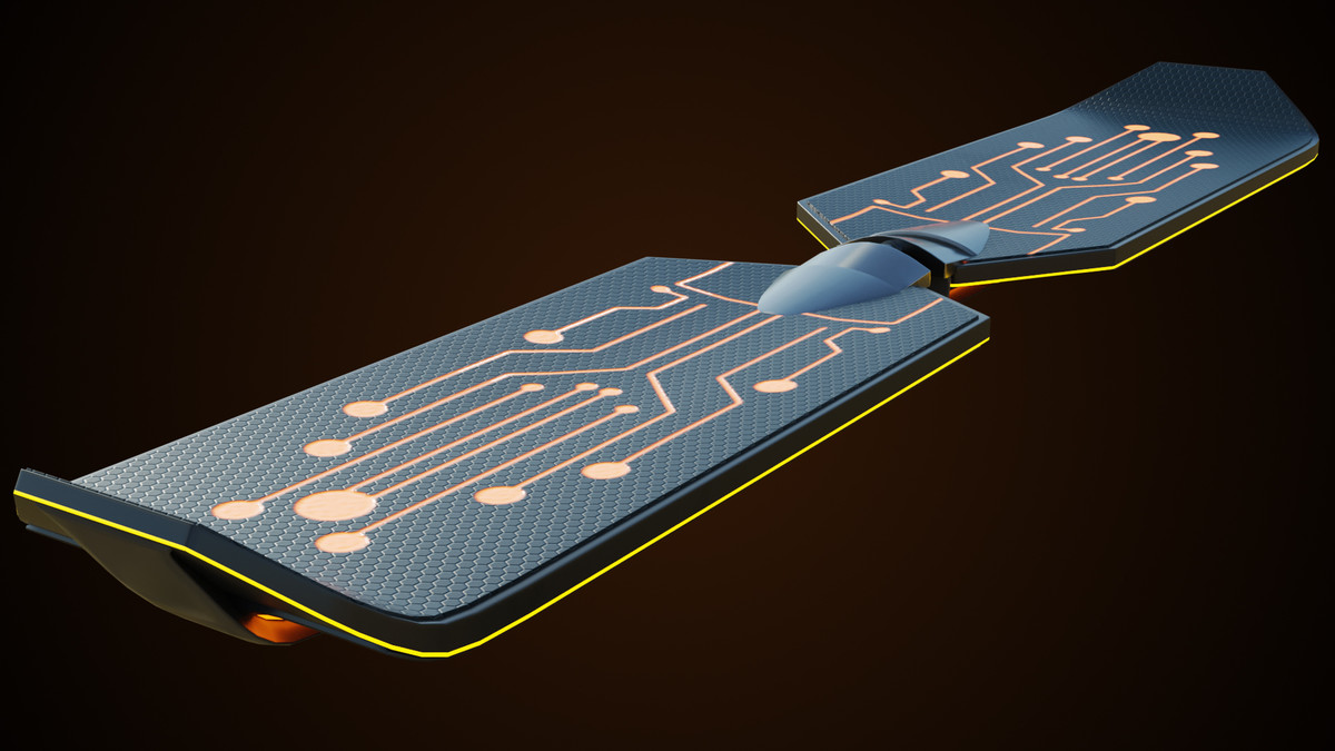 Sci-Fi Hoverboard 4 URP HDRP Textures